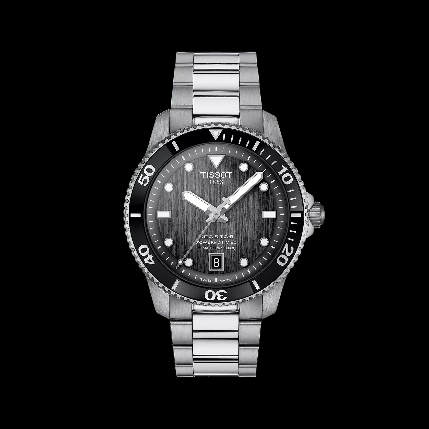 【期間限定価格】Tissot シースター1000 36mmブラック 楽天市場】ティソ 公式 ユニセックス 腕時計 TISSOT シースター